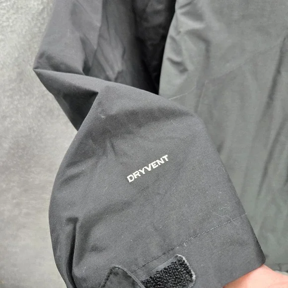 The North Face Women Jacket Medium Gray Hooded Dryvent Pockets Full Zip READ - Picture 10 of 16